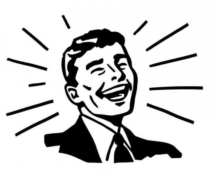 guy laughing
