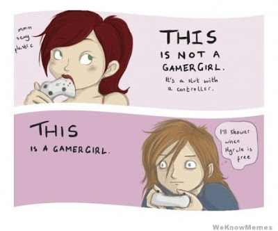 this is not a gamer girl cartoon