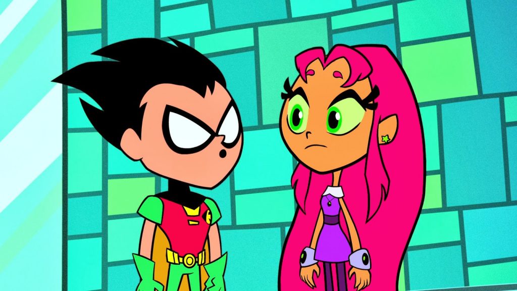 Robin Starfire teen titans go