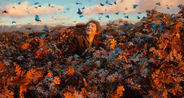 the hobbit blue butterflies tree