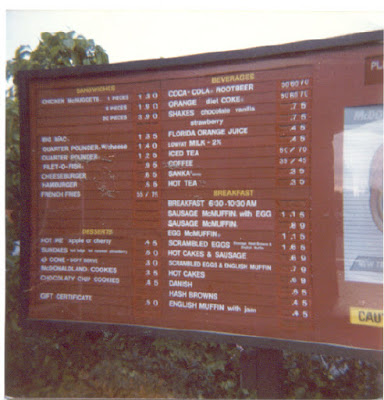 mcdonald's menu 1980
