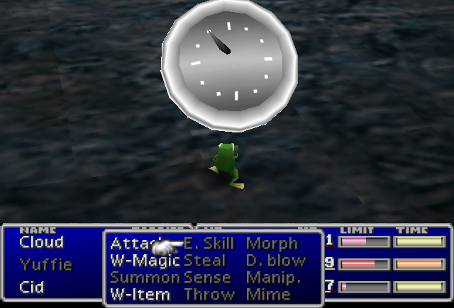 final fantasy 7 slow frog