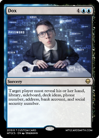 Dox magic card