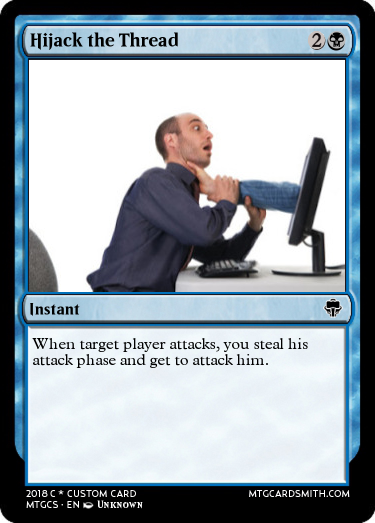 Hijack the Thread magic card