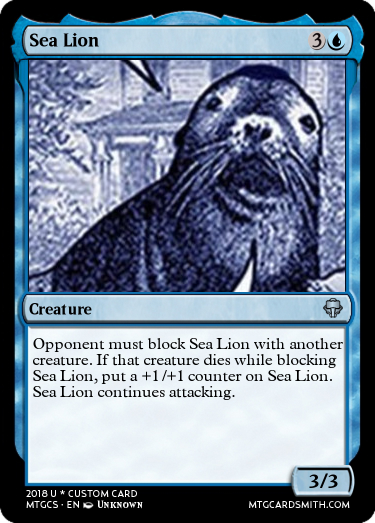 Sea Lion magic card