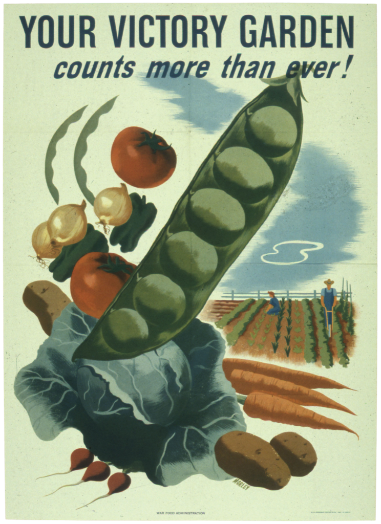victory garden propaganda poster