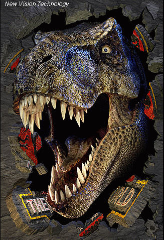 All My Animated GIFs 3-D T-Rex Roar