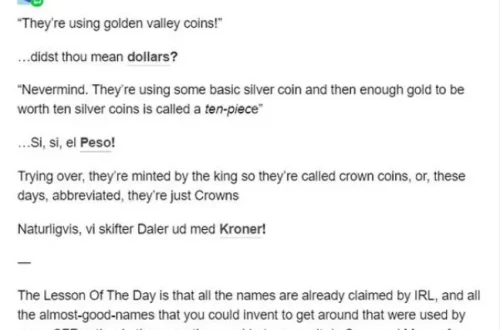 writing fantasy tumblr meme coins terminology jargon world-building