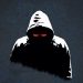 villain hooded red eyes