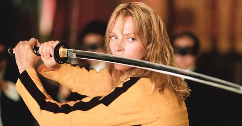 kill bill the bride sword yellow outfit