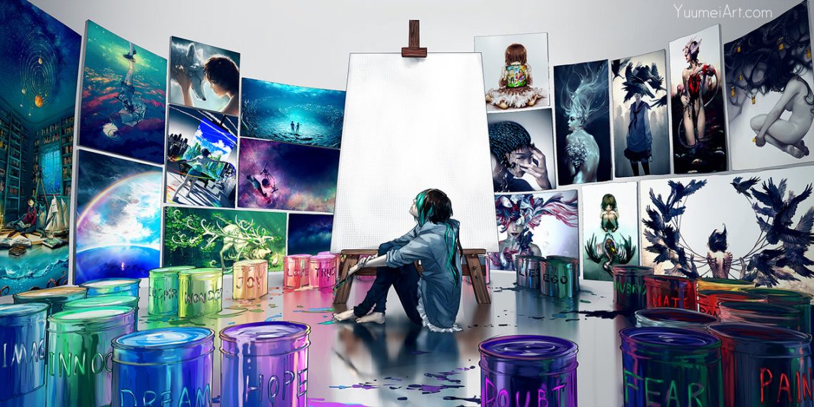 painting art blank canvas